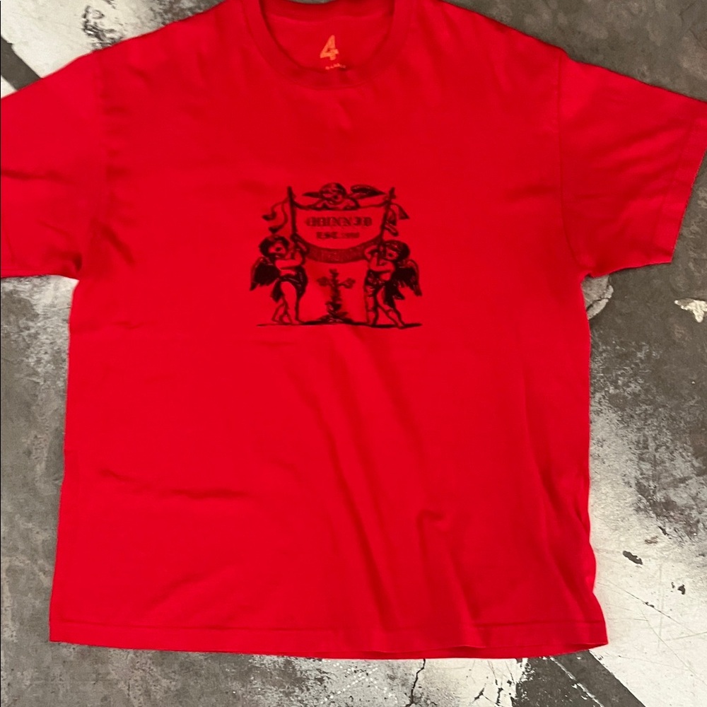 Zumiez Vibrant Red Tee with Black Graphic